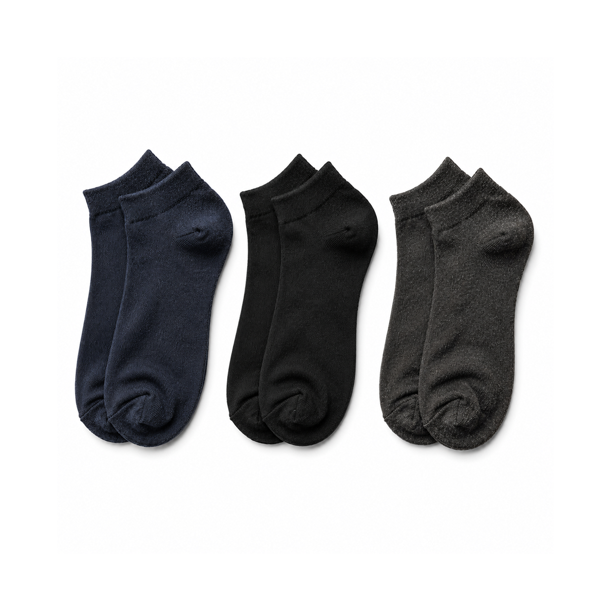 Stitchr Ankle Socks for Unisex - Pack of 3