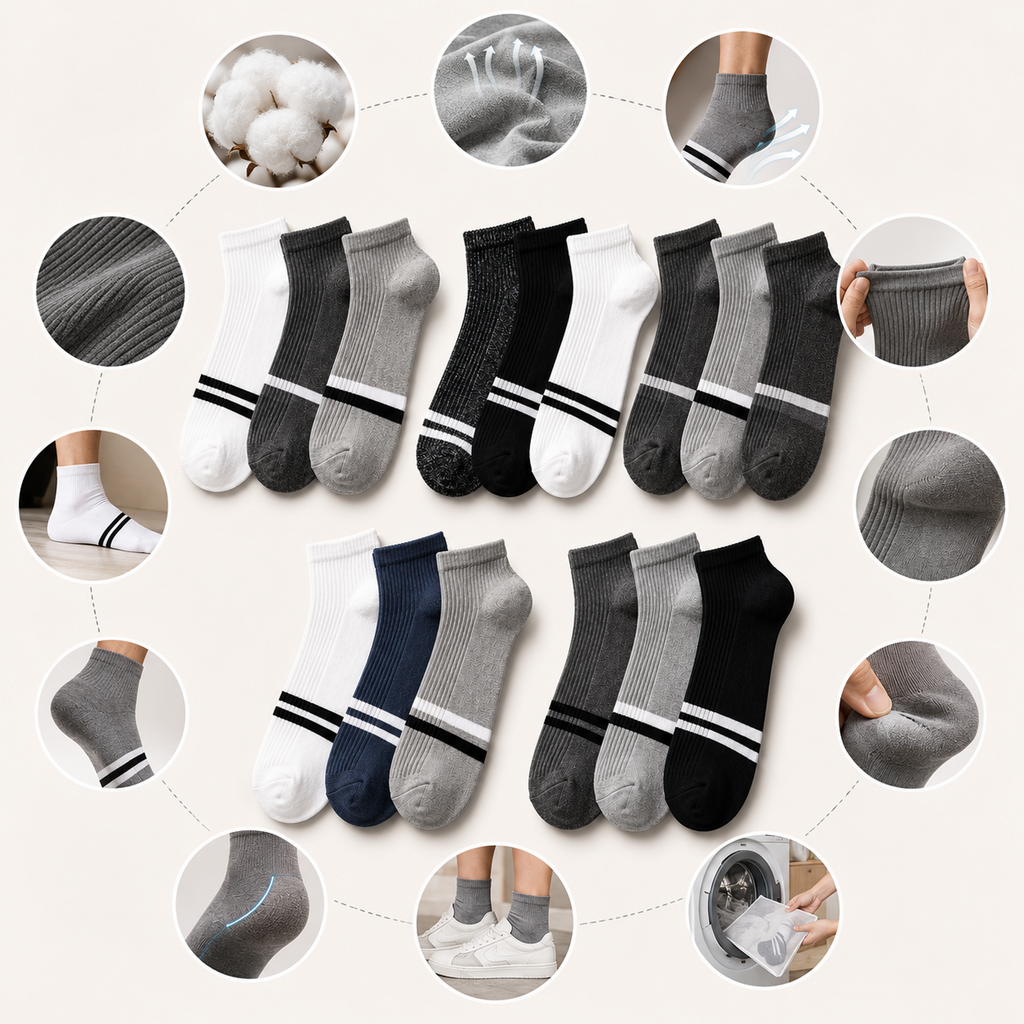 Stitchr Casual Latest Men Socks Sports - Pack of 3
