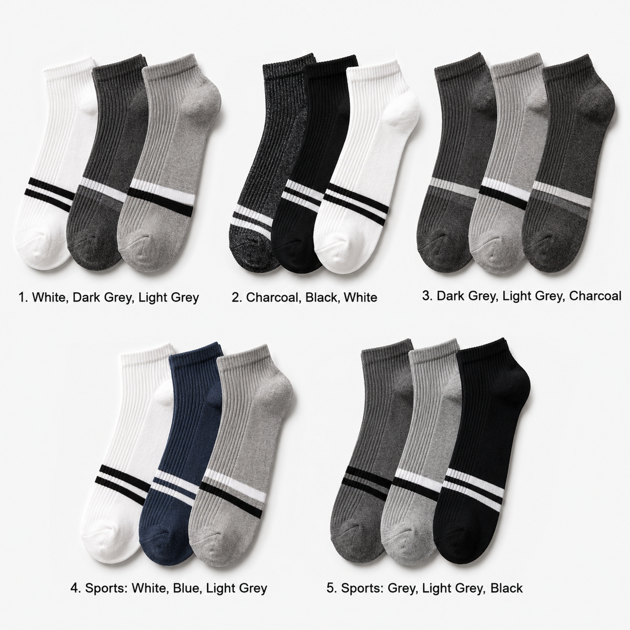 Stitchr Casual Latest Men Socks Sports - Pack of 3