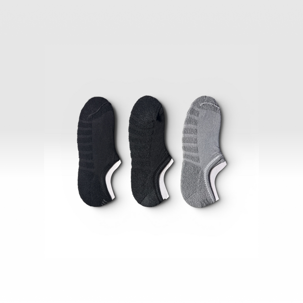 Unisex Towel No Show Socks - Custom Packs