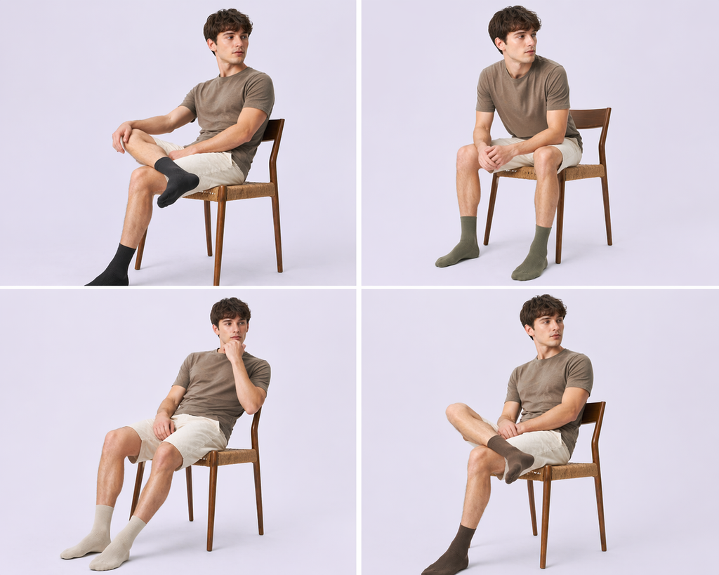Unisex Classic Crew Socks - Pack of 5