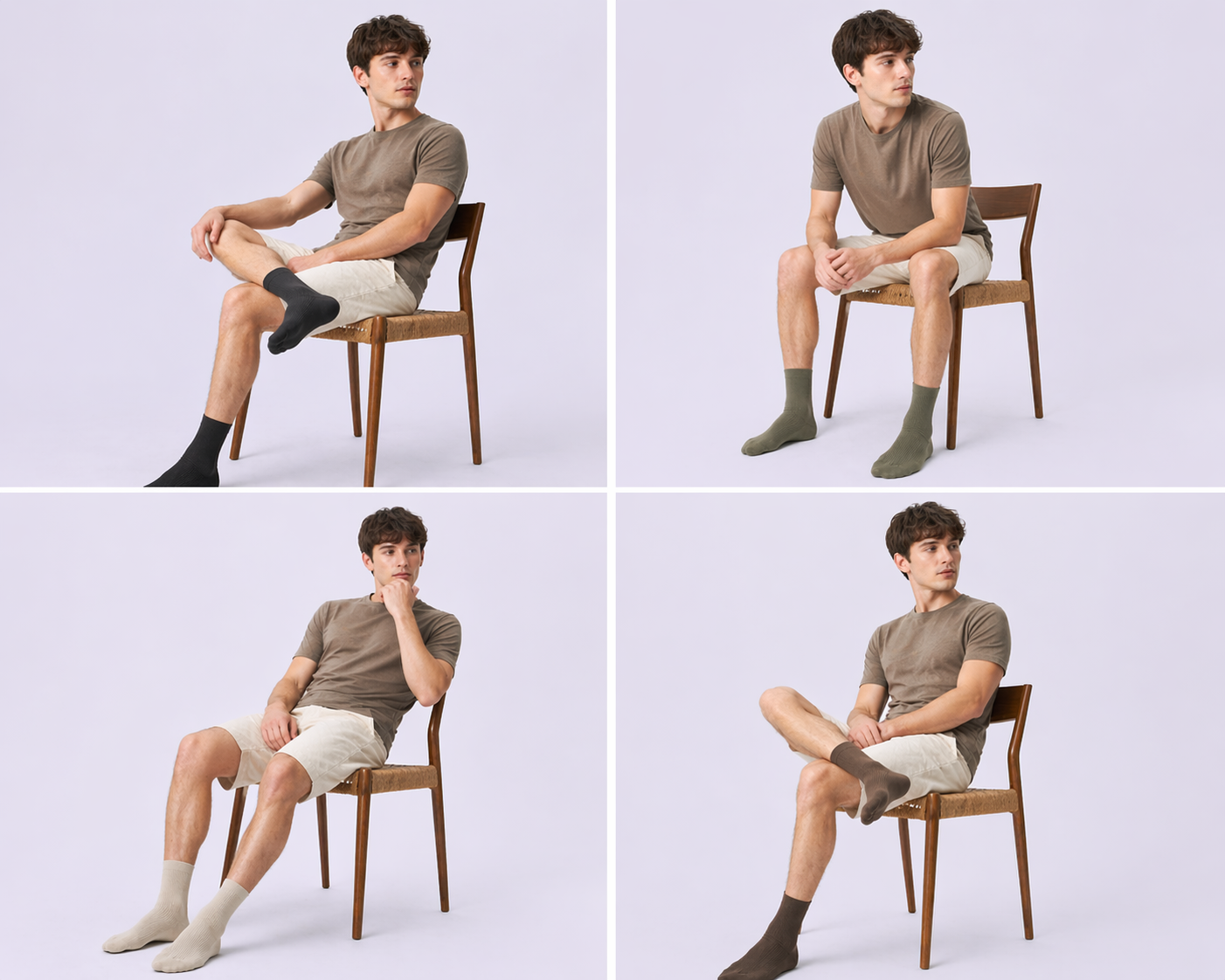Unisex Classic Crew Socks - Pack of 5