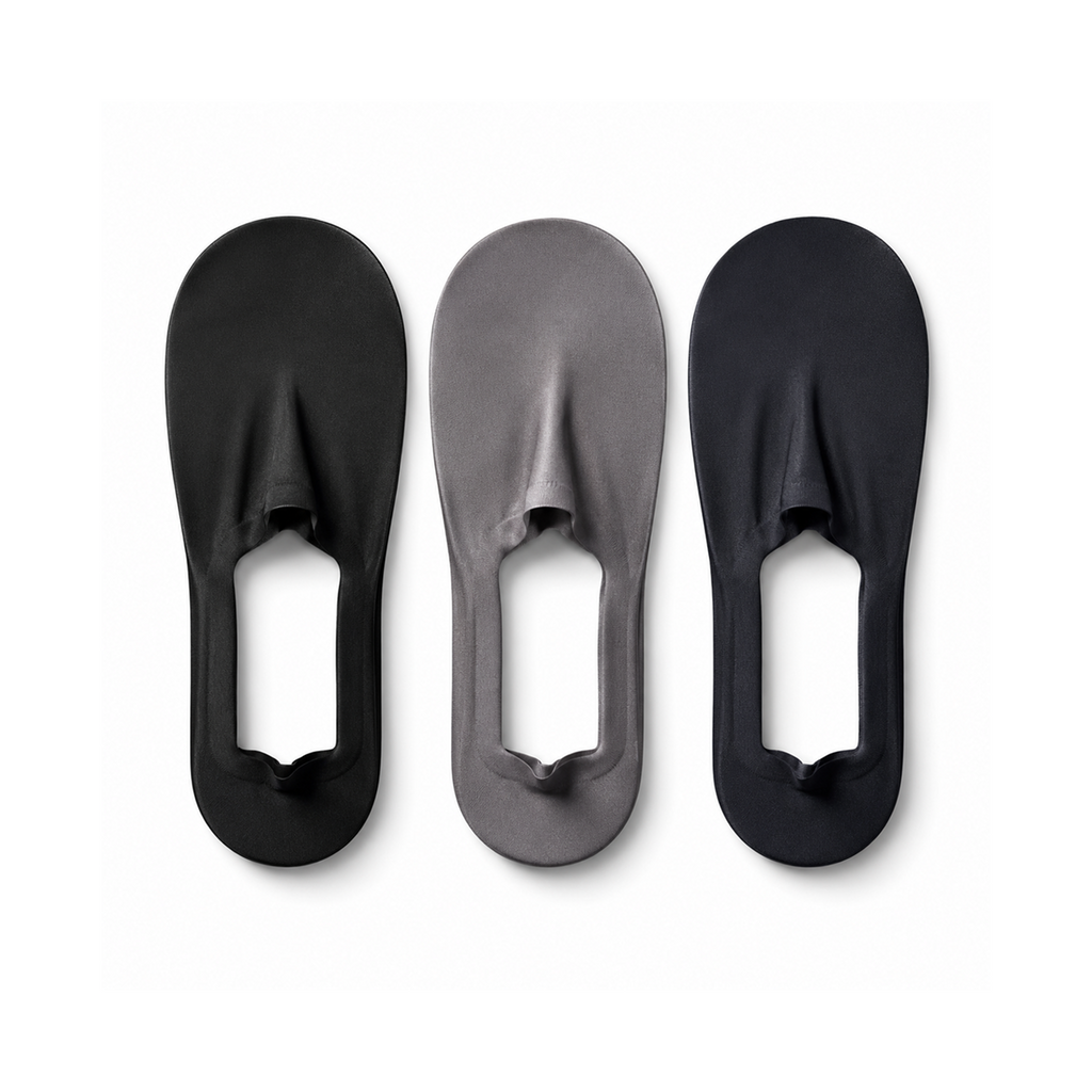 Low Cut Invisible Socks Pack of 3