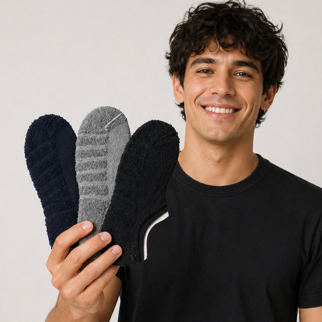 Unisex Towel No Show Socks - Custom Packs