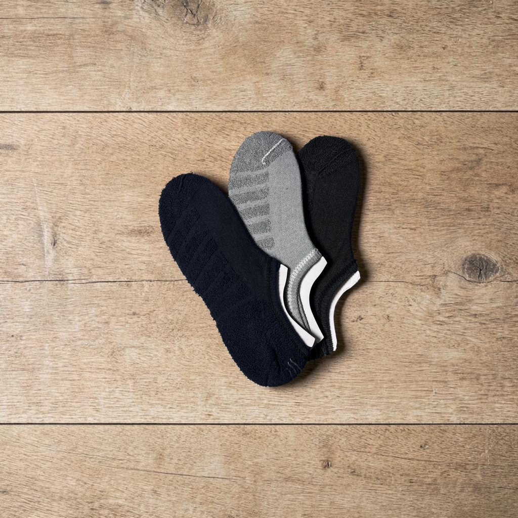 Unisex Towel No Show Socks - Custom Packs