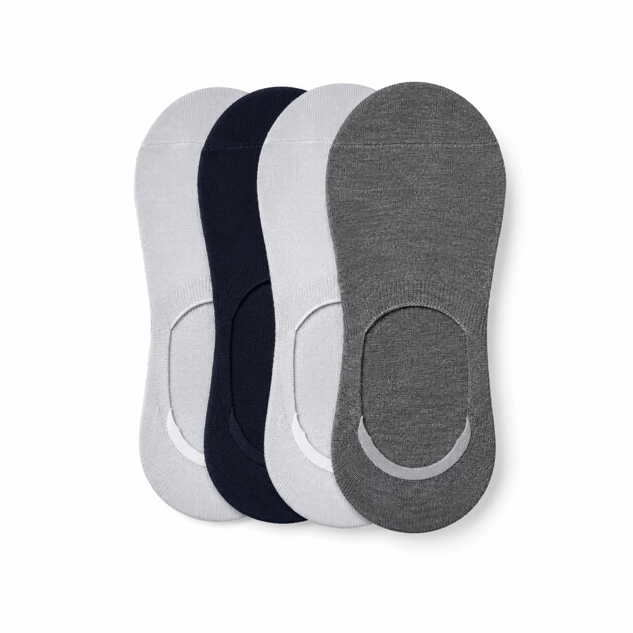 Premium No Show Socks - Pack of 4