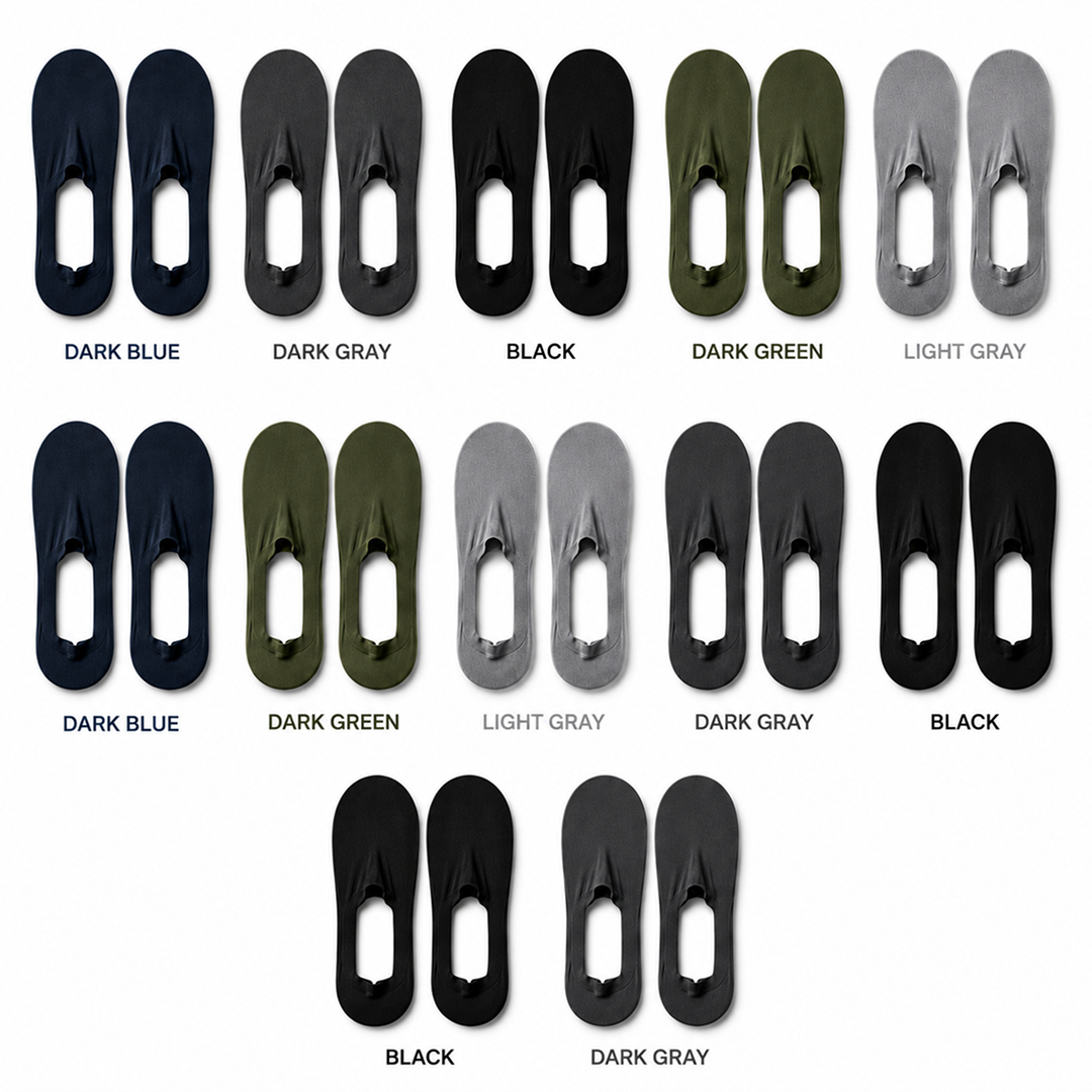 Low Cut Invisible Socks Pack of 3